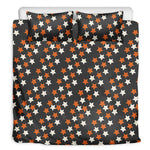 Halloween Star Pattern Print Duvet Cover Bedding Set
