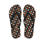 Halloween Star Pattern Print Flip Flops