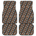 Halloween Star Pattern Print Front and Back Car Floor Mats