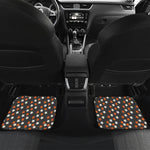 Halloween Star Pattern Print Front and Back Car Floor Mats