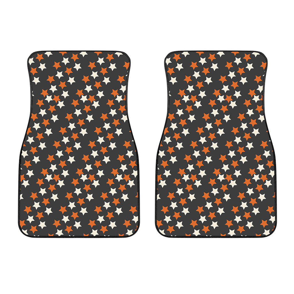 Halloween Star Pattern Print Front Car Floor Mats