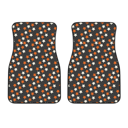 Halloween Star Pattern Print Front Car Floor Mats