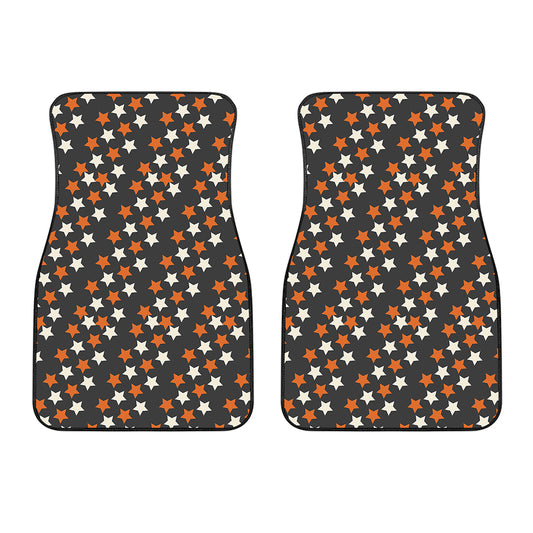 Halloween Star Pattern Print Front Car Floor Mats