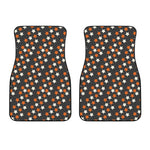 Halloween Star Pattern Print Front Car Floor Mats