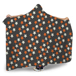 Halloween Star Pattern Print Hooded Blanket