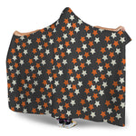 Halloween Star Pattern Print Hooded Blanket
