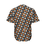 Halloween Star Pattern Print Men's Baseball Jersey