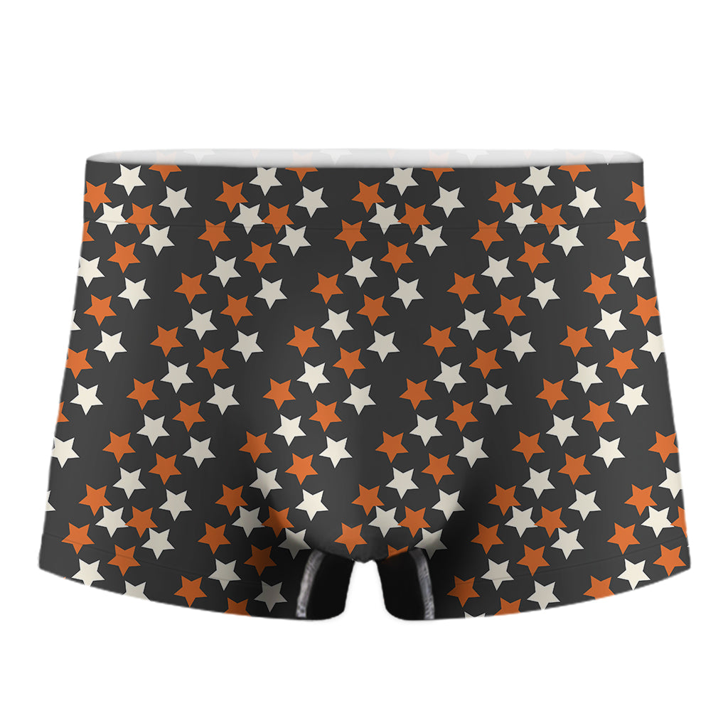Halloween Star Pattern Print Men's Boxer Briefs