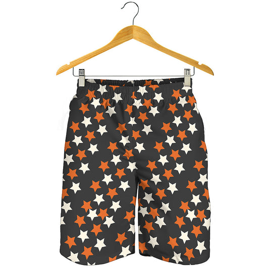 Halloween Star Pattern Print Men's Shorts