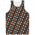 Halloween Star Pattern Print Men's Tank Top