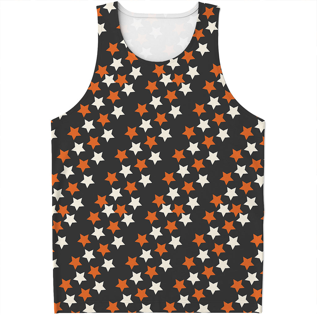 Halloween Star Pattern Print Men's Tank Top