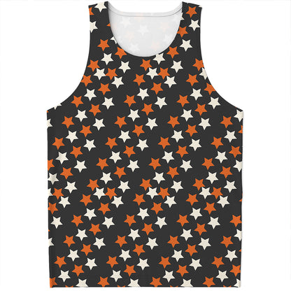 Halloween Star Pattern Print Men's Tank Top