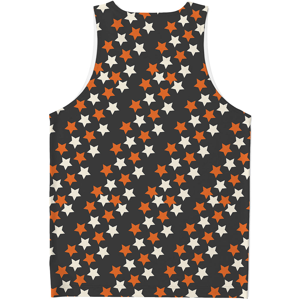 Halloween Star Pattern Print Men's Tank Top