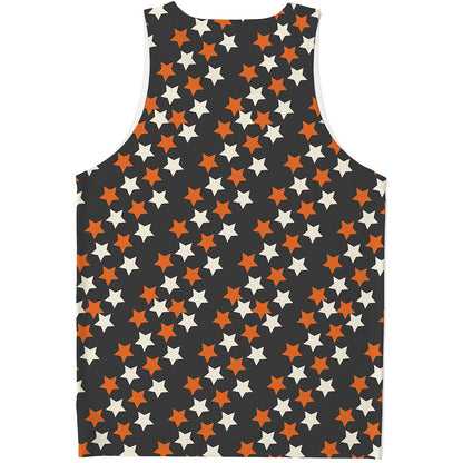 Halloween Star Pattern Print Men's Tank Top