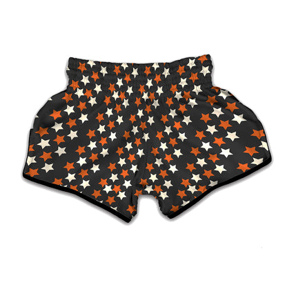 Halloween Star Pattern Print Muay Thai Boxing Shorts