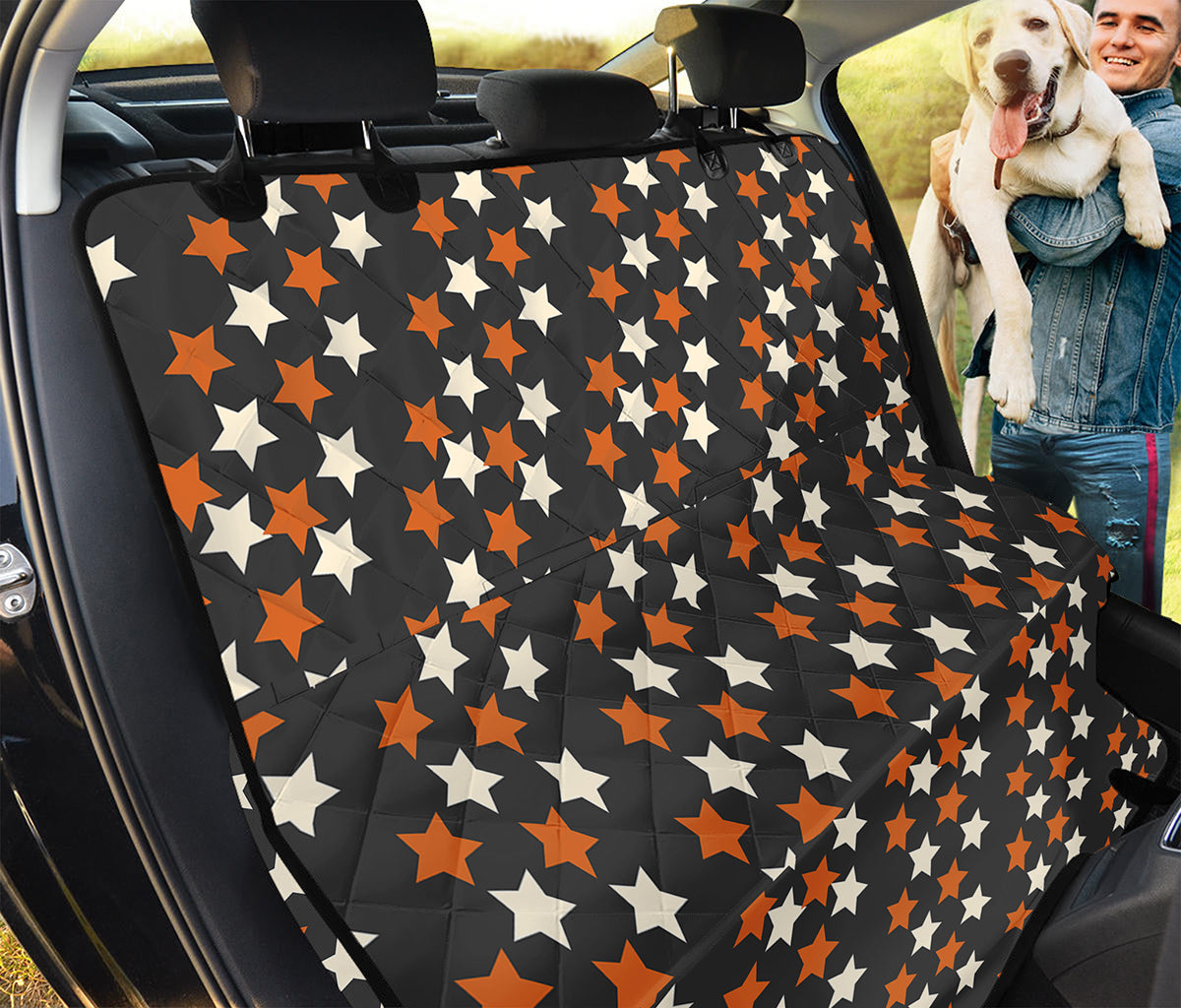 Halloween Star Pattern Print Pet Car Back Seat Cover