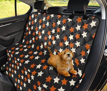 Halloween Star Pattern Print Pet Car Back Seat Cover