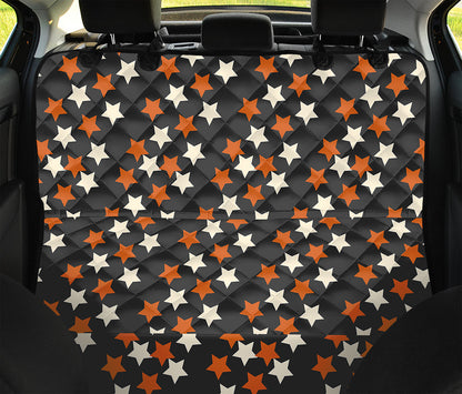 Halloween Star Pattern Print Pet Car Back Seat Cover