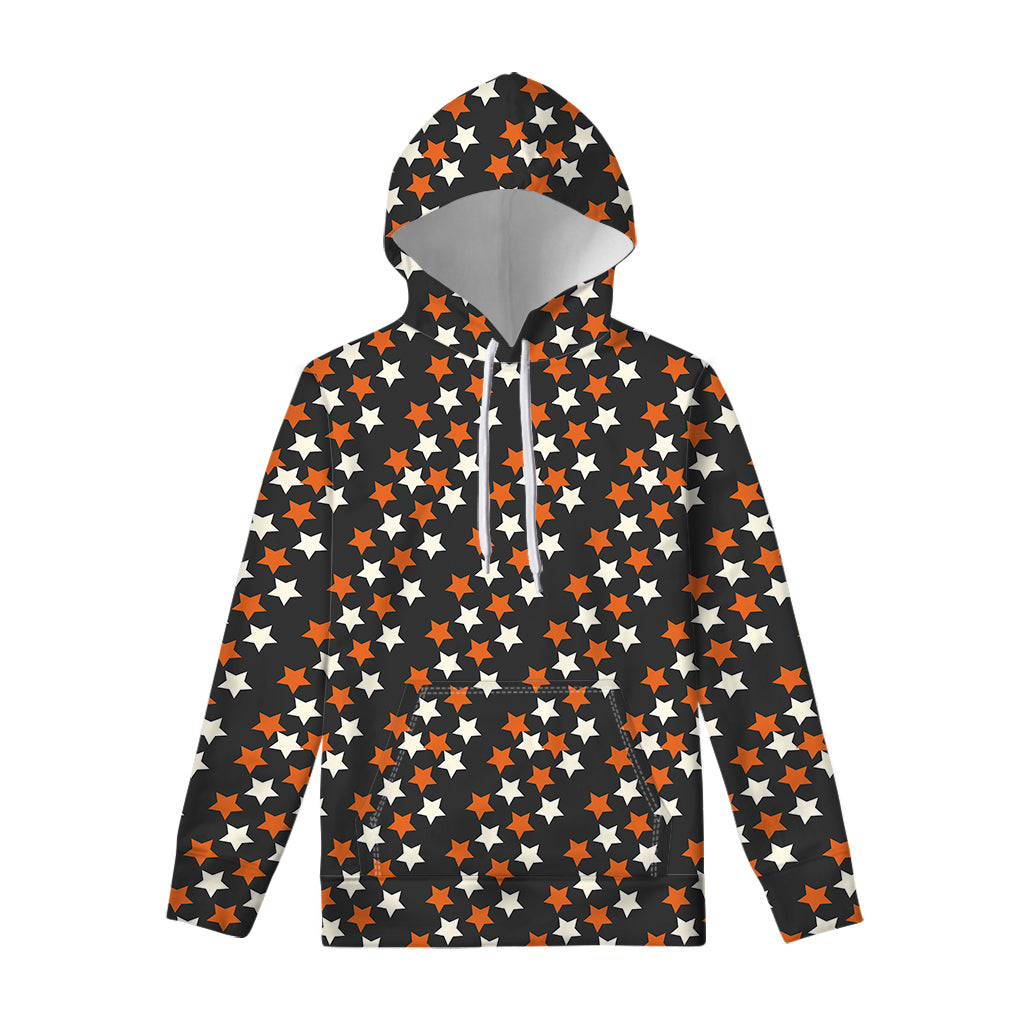 Halloween Star Pattern Print Pullover Hoodie