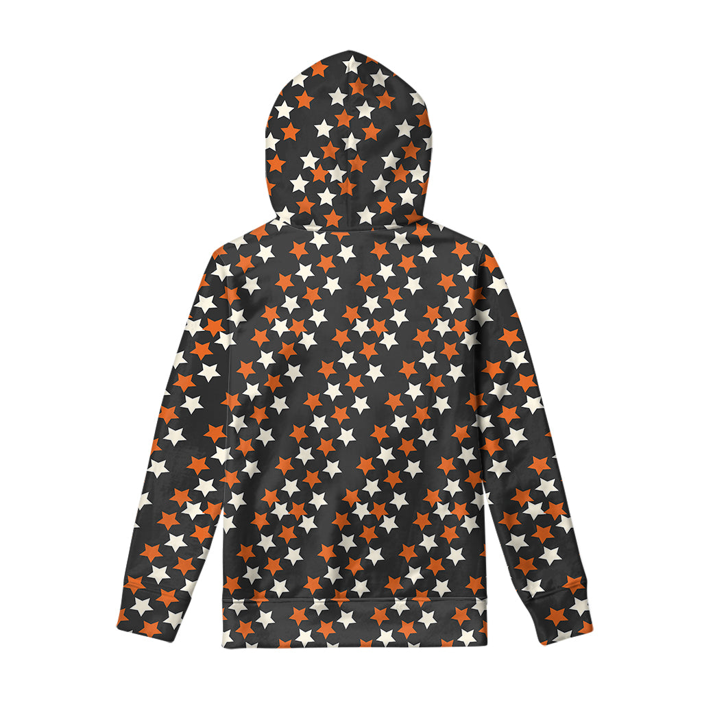 Halloween Star Pattern Print Pullover Hoodie