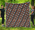 Halloween Star Pattern Print Quilt