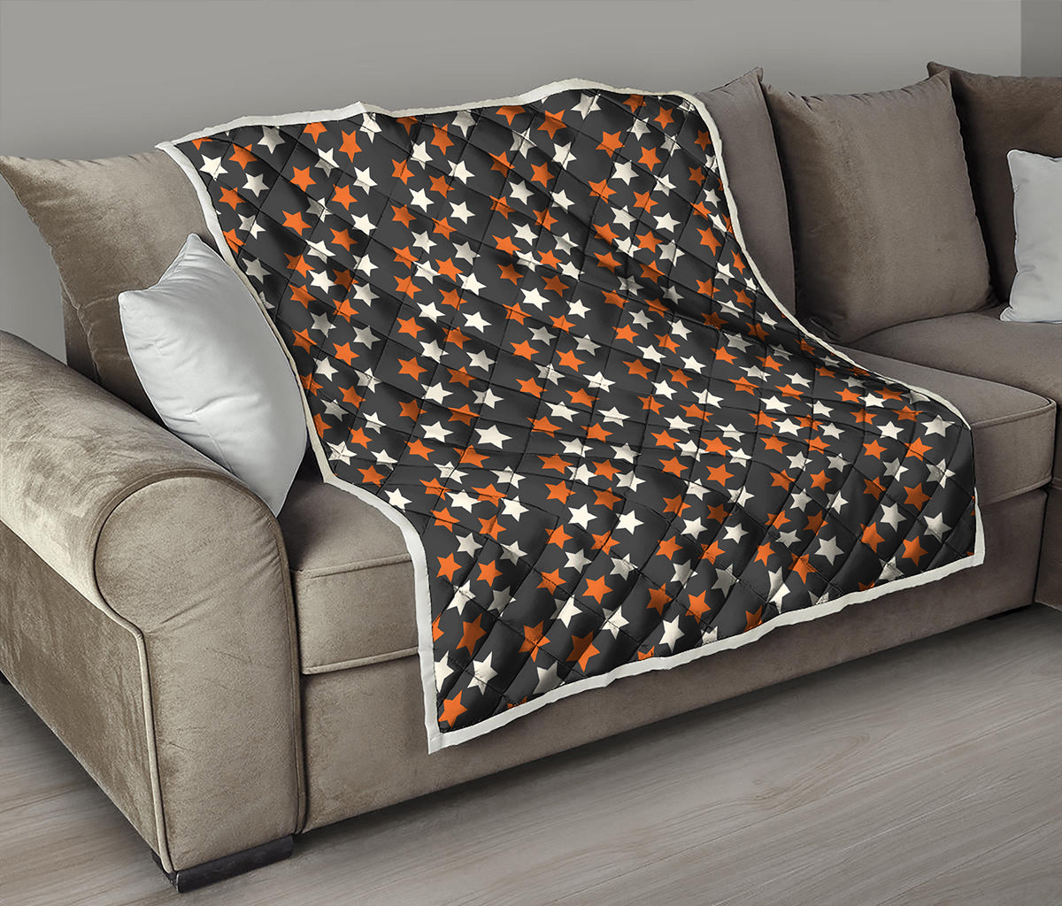 Halloween Star Pattern Print Quilt