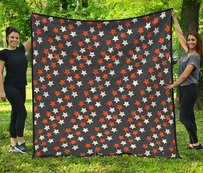Halloween Star Pattern Print Quilt