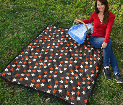 Halloween Star Pattern Print Quilt