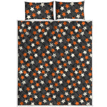 Halloween Star Pattern Print Quilt Bed Set