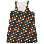 Halloween Star Pattern Print Women's Racerback Tank Top