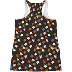 Halloween Star Pattern Print Women's Racerback Tank Top