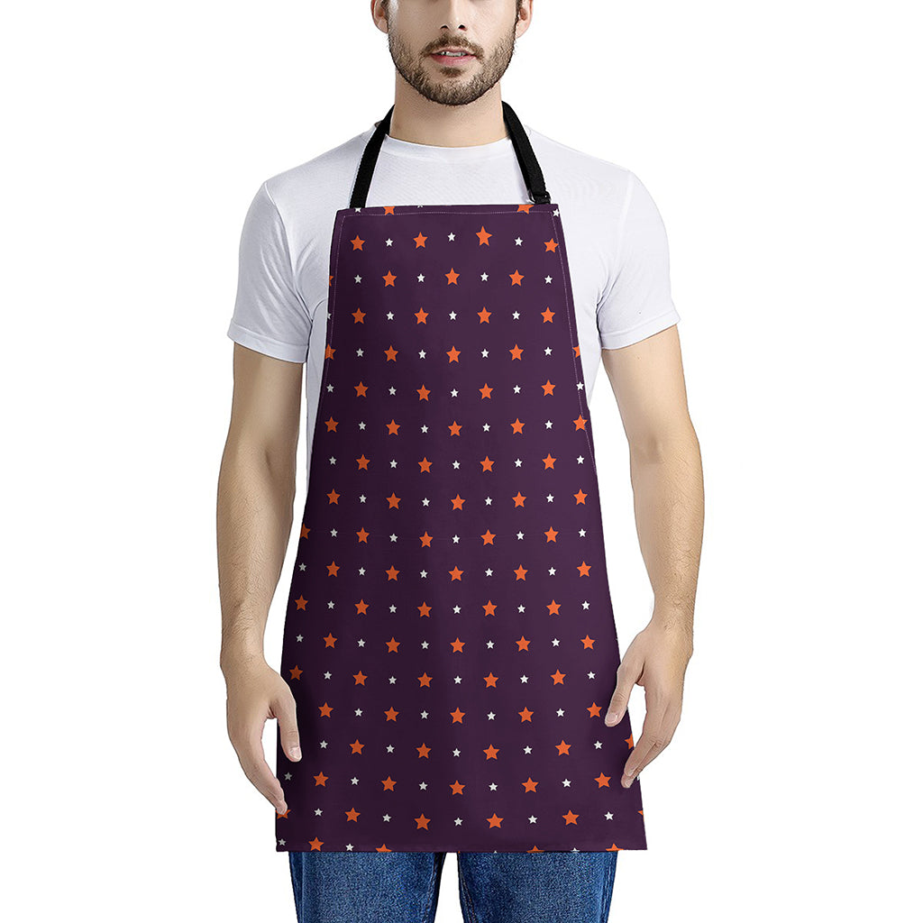 Halloween Stars Pattern Print Apron