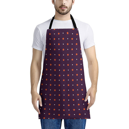 Halloween Stars Pattern Print Apron