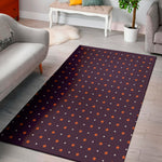 Halloween Stars Pattern Print Area Rug