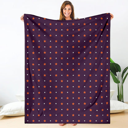 Halloween Stars Pattern Print Blanket