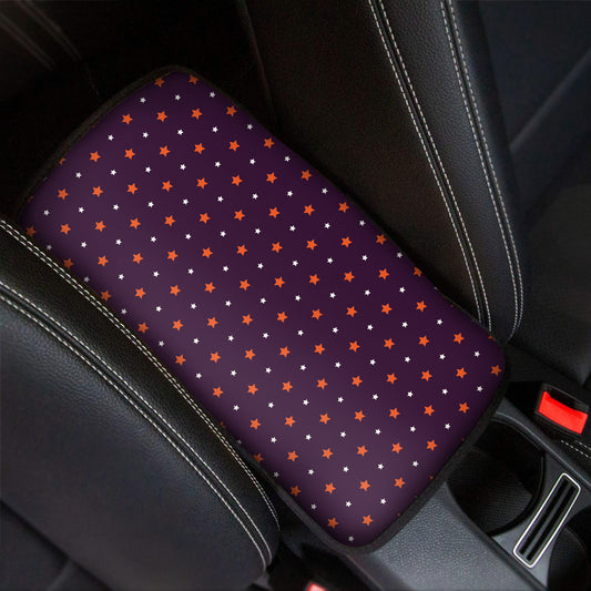 Halloween Stars Pattern Print Car Center Console Cover