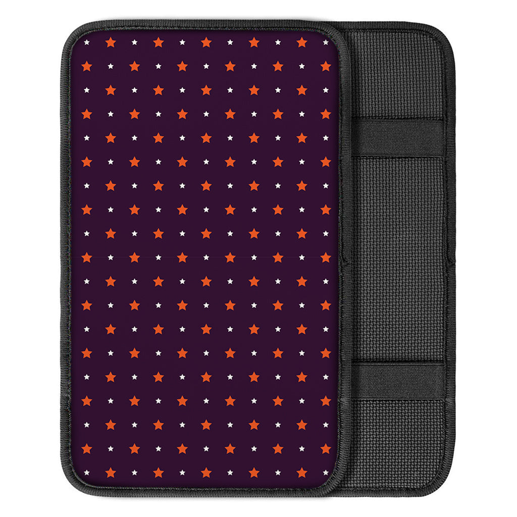 Halloween Stars Pattern Print Car Center Console Cover