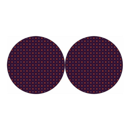 Halloween Stars Pattern Print Car Coasters