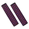 Halloween Stars Pattern Print Car Seat Belt Covers