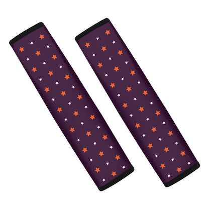 Halloween Stars Pattern Print Car Seat Belt Covers