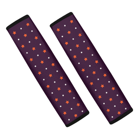 Halloween Stars Pattern Print Car Seat Belt Covers