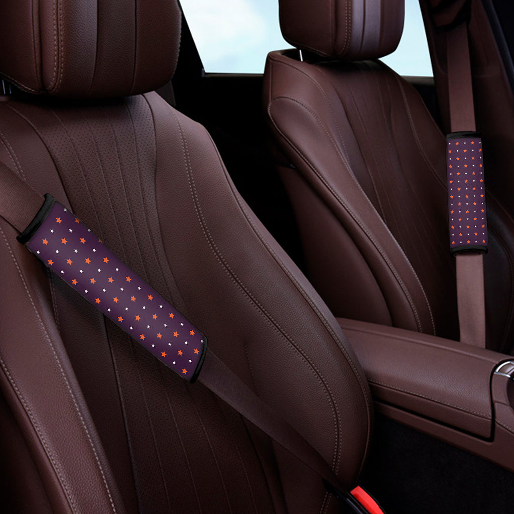 Halloween Stars Pattern Print Car Seat Belt Covers
