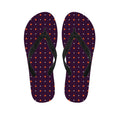 Halloween Stars Pattern Print Flip Flops
