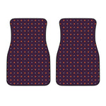 Halloween Stars Pattern Print Front Car Floor Mats