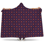 Halloween Stars Pattern Print Hooded Blanket
