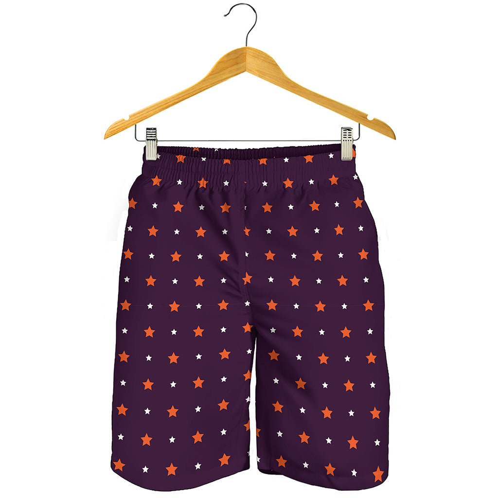 Halloween Stars Pattern Print Men's Shorts