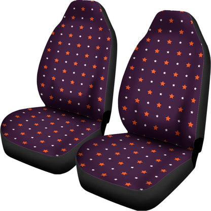 Halloween Stars Pattern Print Universal Fit Car Seat Covers