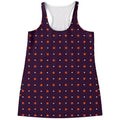 Halloween Stars Pattern Print Women's Racerback Tank Top