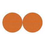 Halloween Tattersall Pattern Print Car Coasters