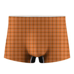Halloween Tattersall Pattern Print Men's Boxer Briefs
